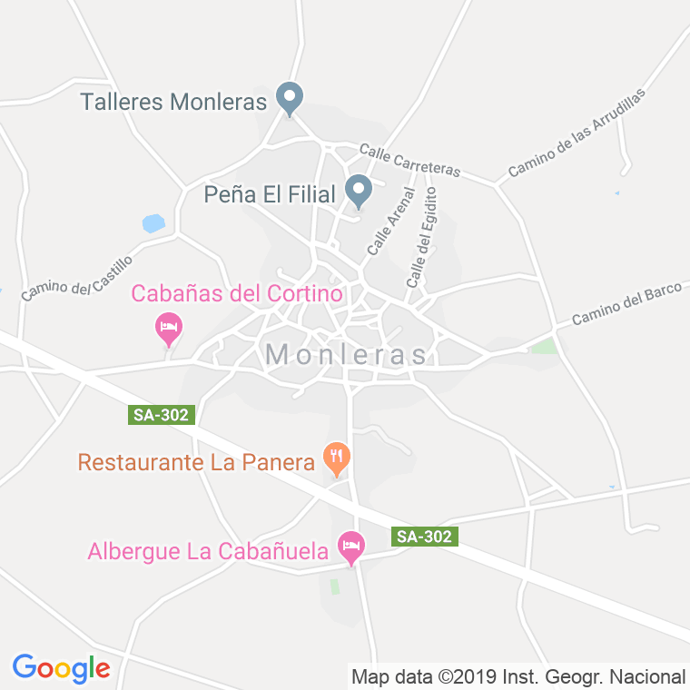 Código Postal de Monleras en Salamanca