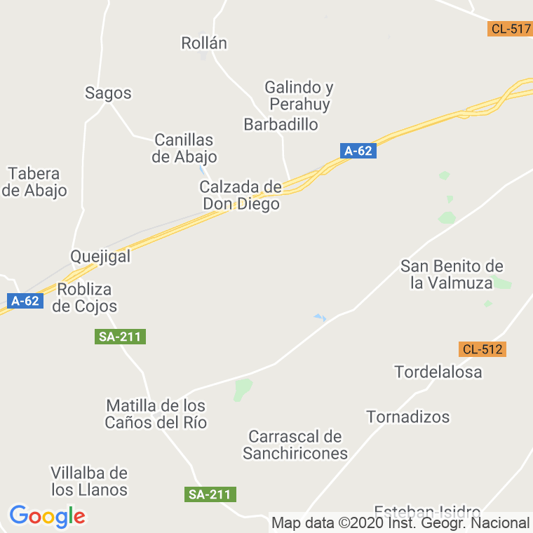 Código Postal de Vecino, El en Salamanca