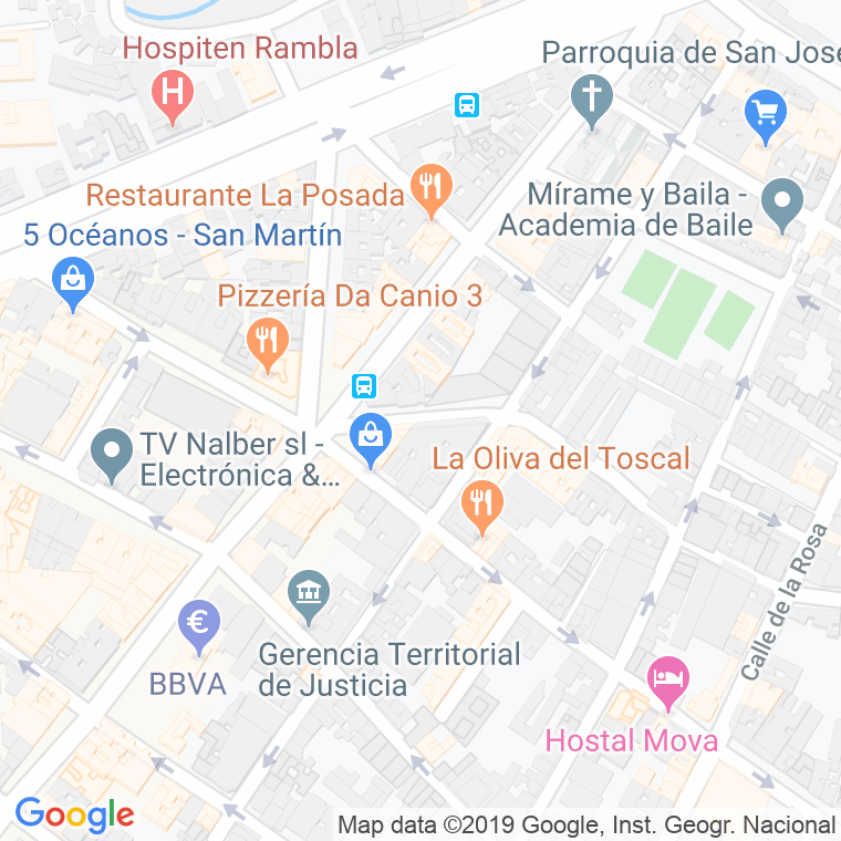 Código Postal calle San Pedro, pasaje en Santa Cruz de Tenerife