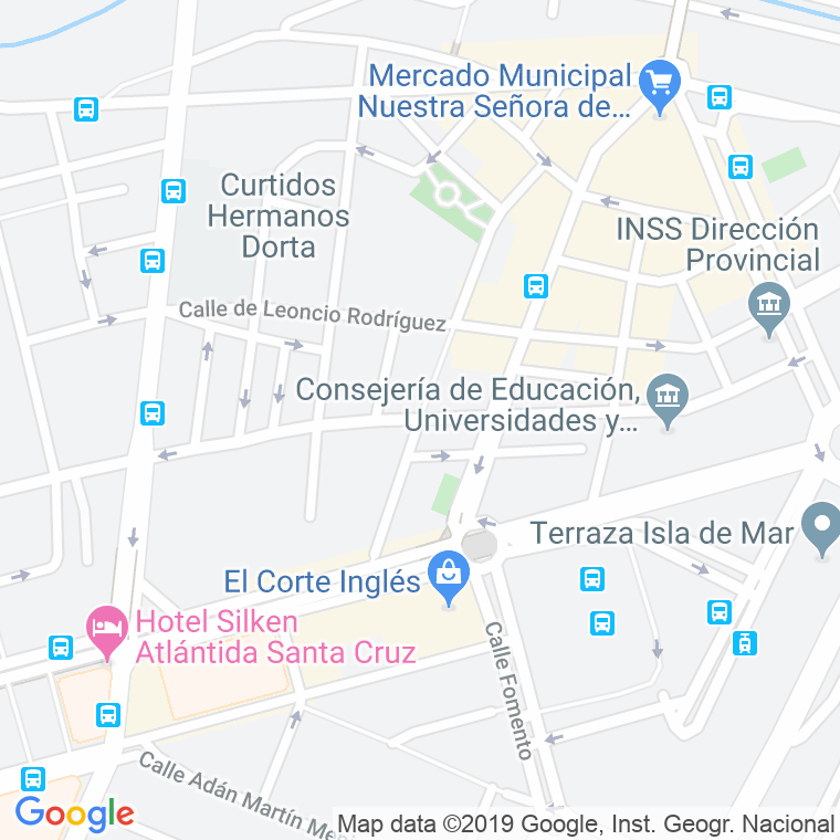 Código Postal calle Fernandez Navarro en Santa Cruz de Tenerife