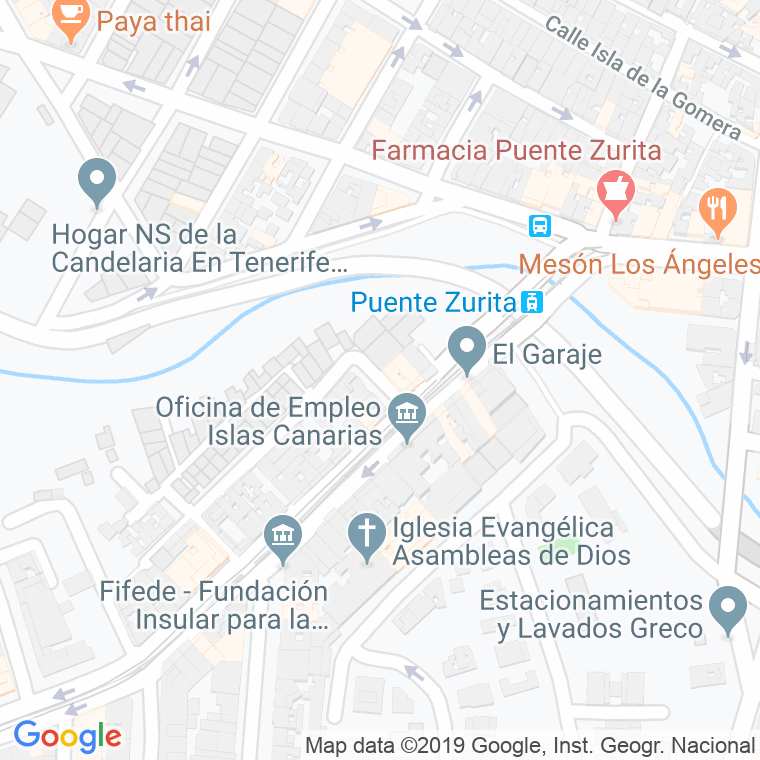 Código Postal calle Graciliano Afonso en Santa Cruz de Tenerife