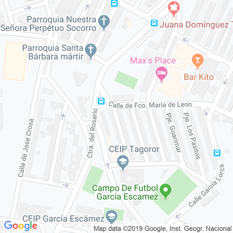 Código Postal calle Arure en Santa Cruz de Tenerife