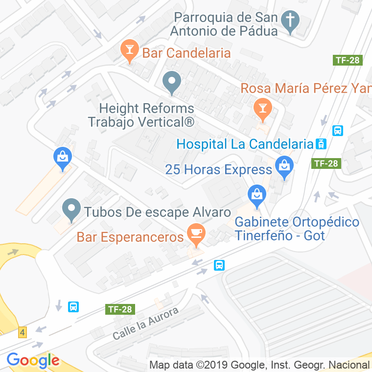 Código Postal calle Estrella, La en Santa Cruz de Tenerife