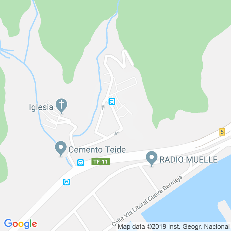 Código Postal de Cueva Bermeja en Santa Cruz de Tenerife