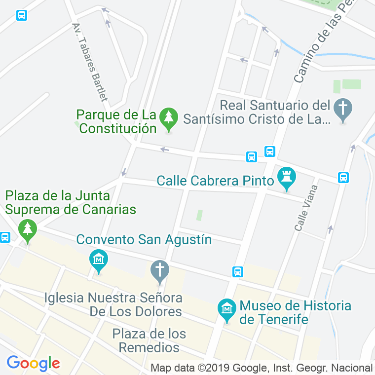 Código Postal calle Cabrera Pinto en Laguna,La