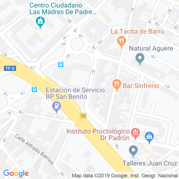 Código Postal calle Don Quijote en Laguna,La
