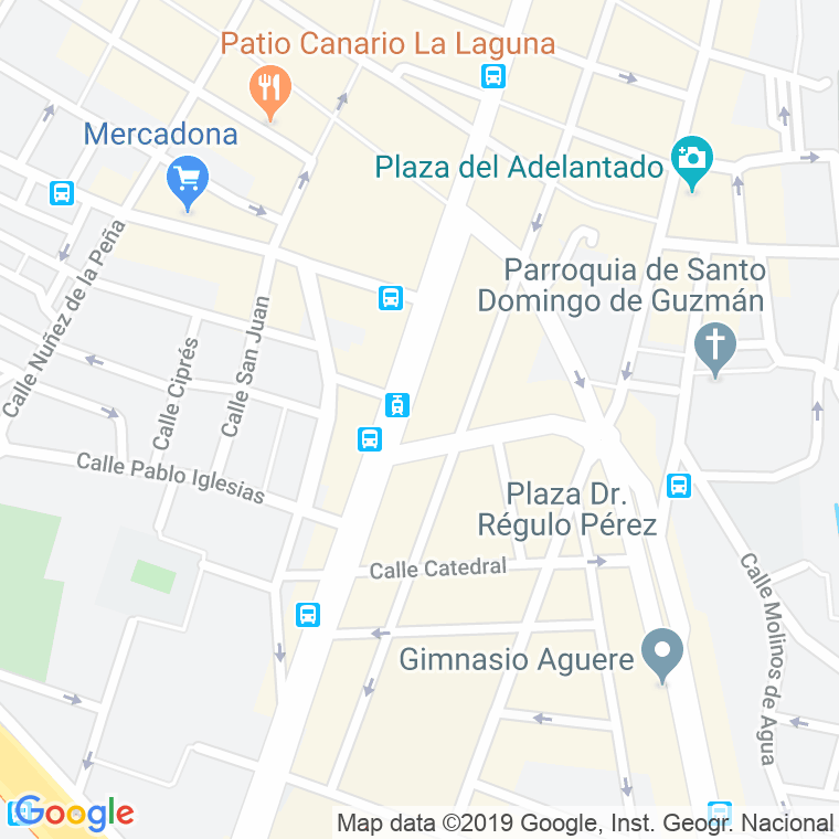 Código Postal calle General Franco   (Impares Del 1 Al 29)  (Pares Del 2 Al 40) en Laguna,La