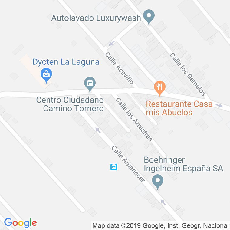 Código Postal calle Santa Ana en Laguna,La