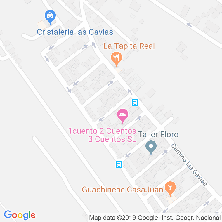 Código Postal calle Tres Pinos en Laguna,La