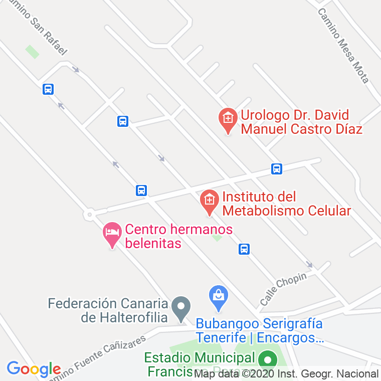 Código Postal calle Enrique Granados en Laguna,La