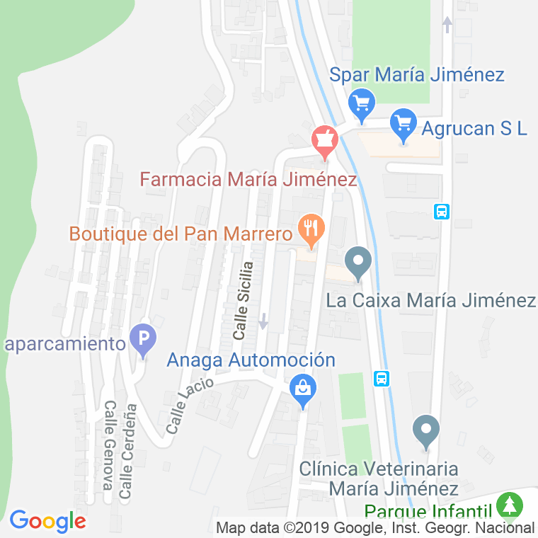 Código Postal de Milan en Santa Cruz de Tenerife