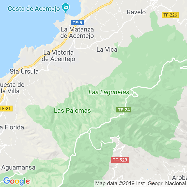 Código Postal de Altos, Los en Santa Cruz de Tenerife