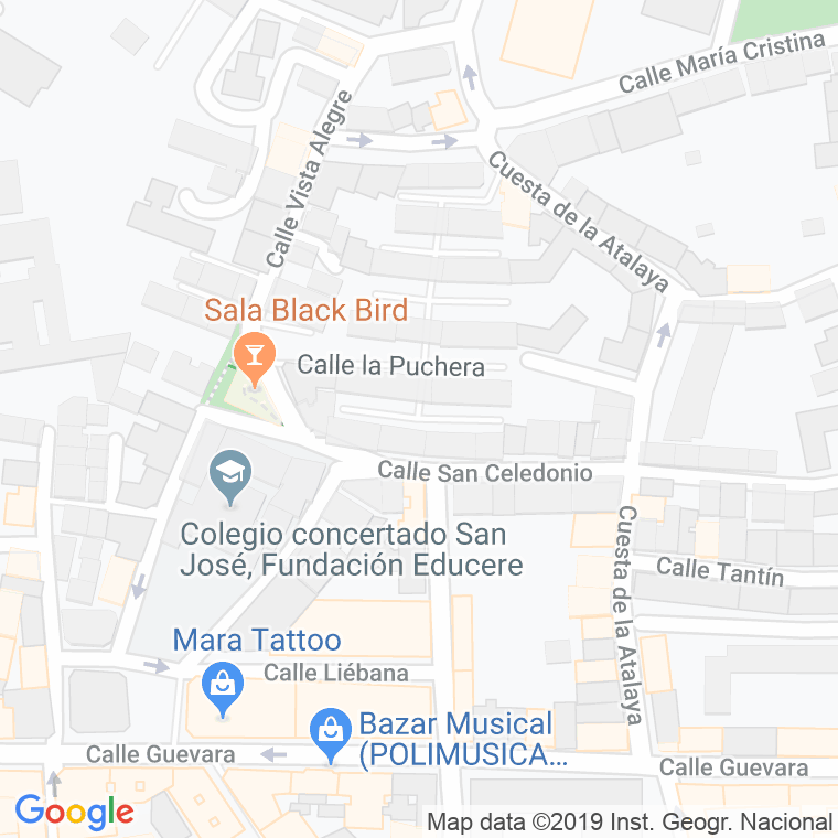 Código Postal calle Peñas Arriba en Santander