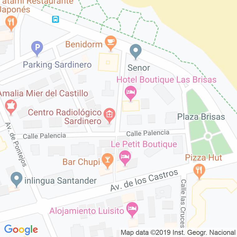 Código Postal calle Braña, La en Santander