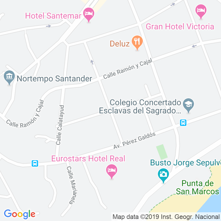 Código Postal calle Fuentes Pila en Santander