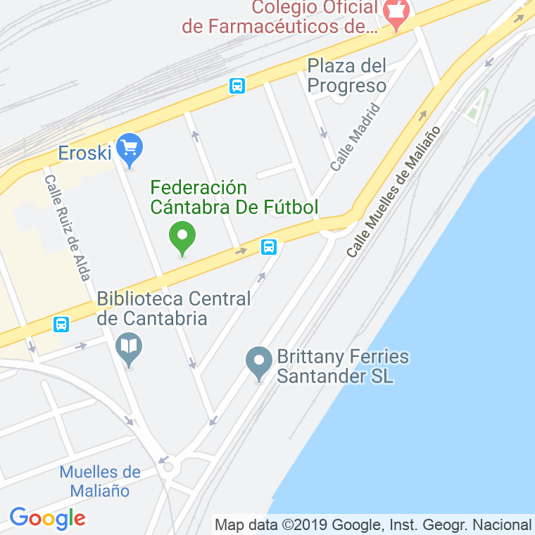 Código Postal calle Leopoldo Pardo en Santander