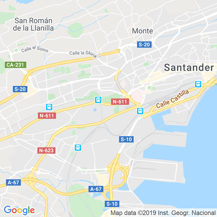 Código Postal calle Cajo en Santander