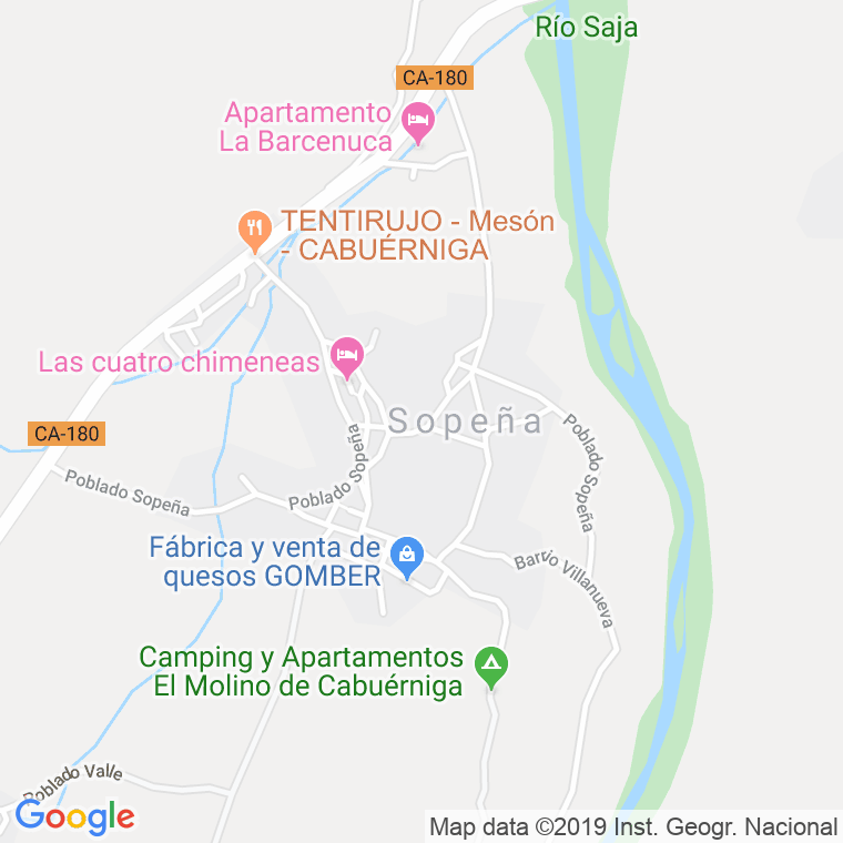 Código Postal de Sopeña (Cabuerniga) en Cantabria