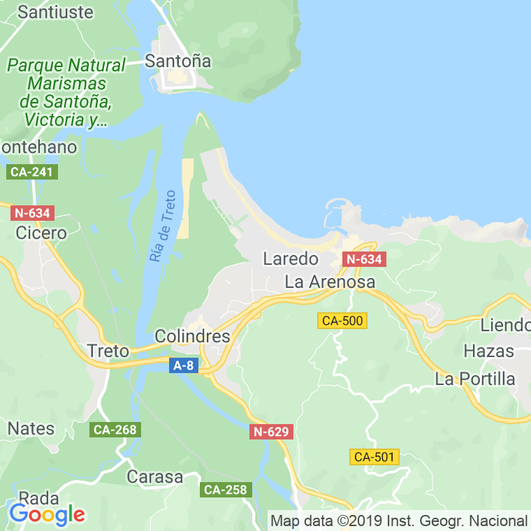 Código Postal de Laredo en Cantabria