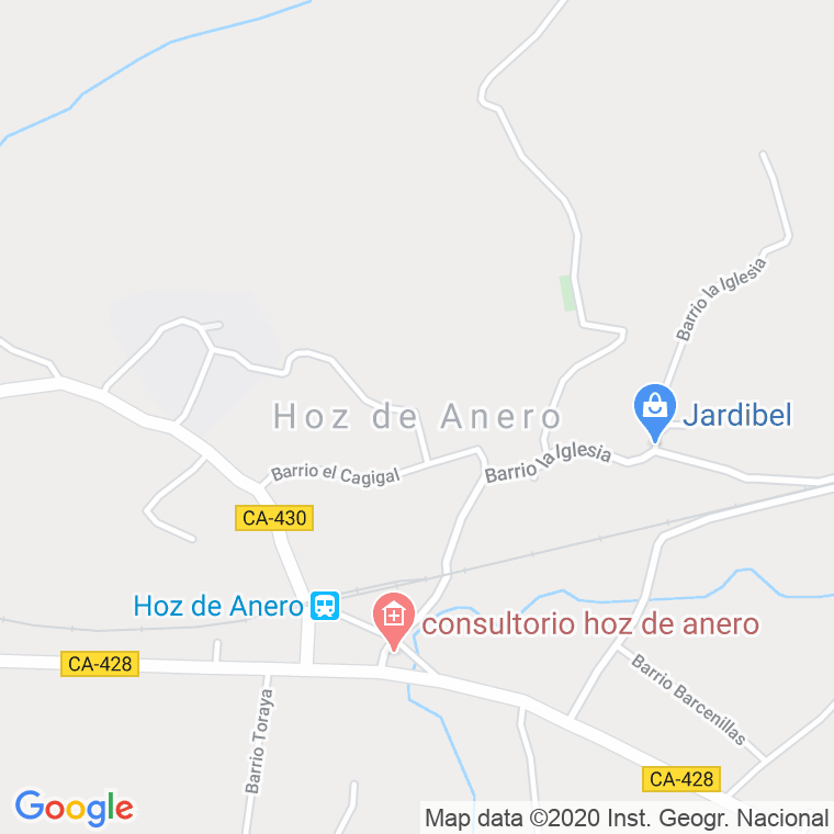Código Postal de Hoz De Anero en Cantabria