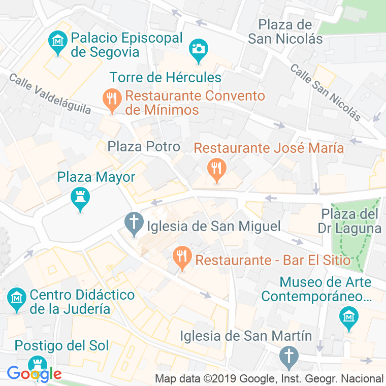 Código Postal calle Cronista Lecea en Segovia