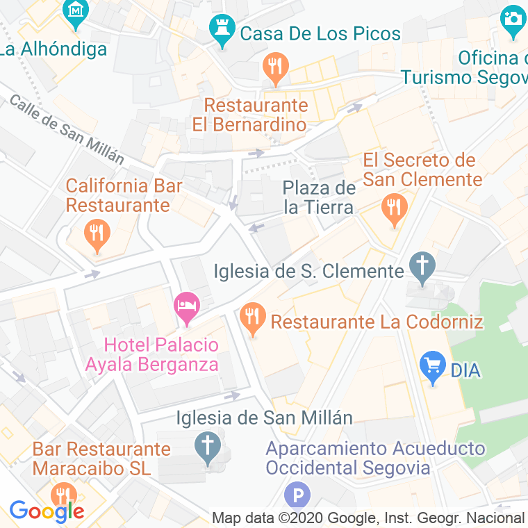Código Postal calle Felix Gila en Segovia
