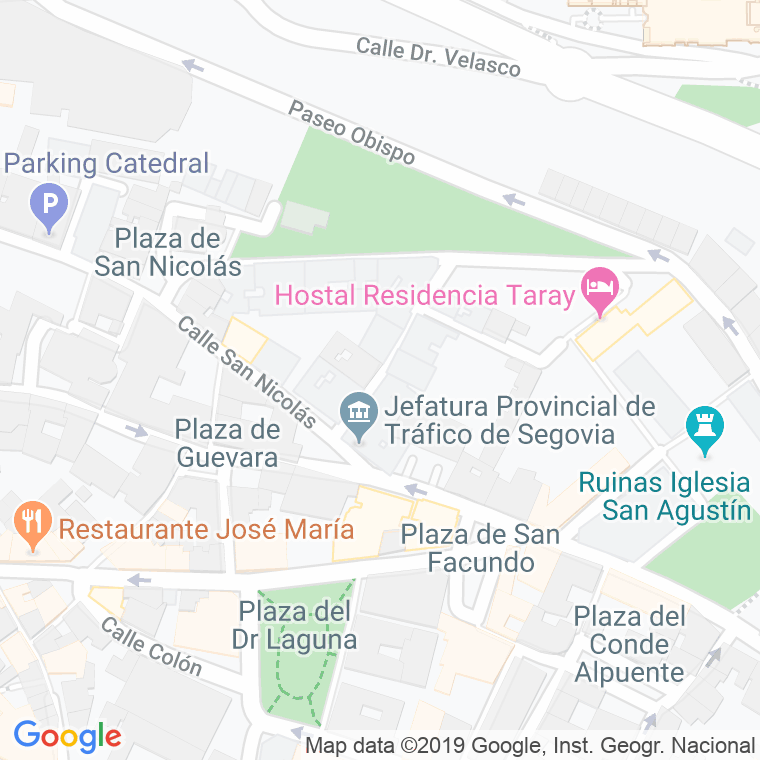 Código Postal calle Malconsejo en Segovia