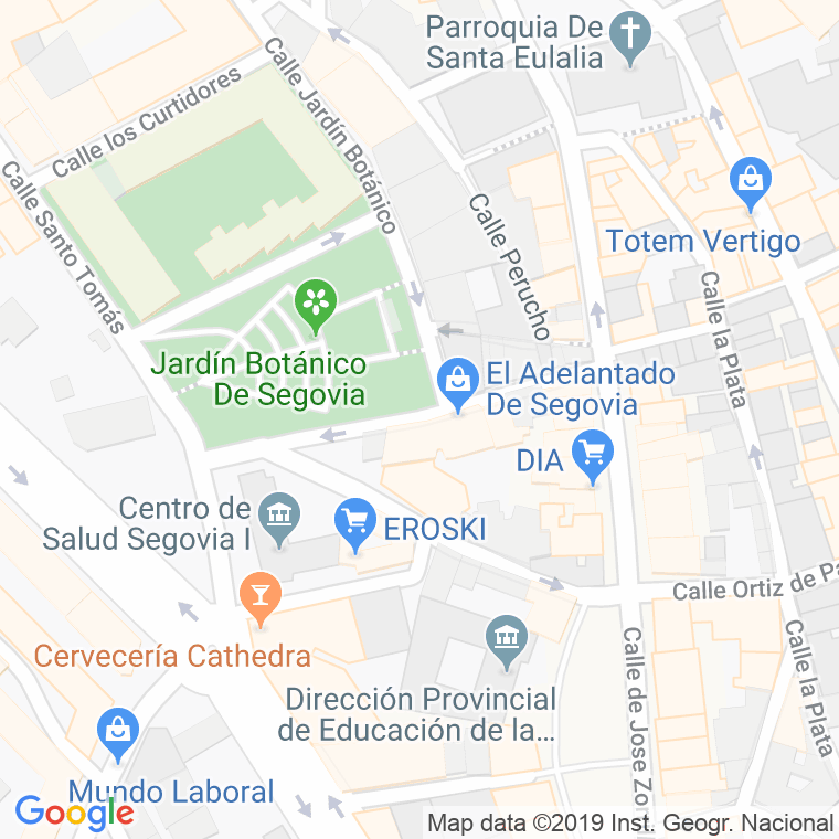 Código Postal calle Morillo en Segovia