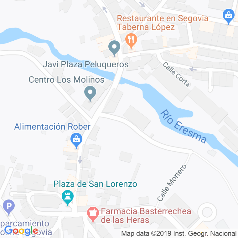 Código Postal calle Luis Sancho Cantalejo en Segovia
