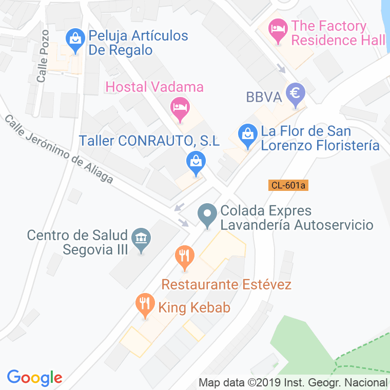 Código Postal calle Novillos, Los en Segovia