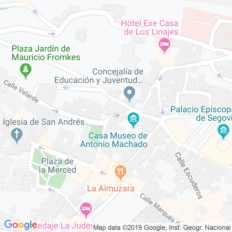 Código Postal calle Pozuelo en Segovia