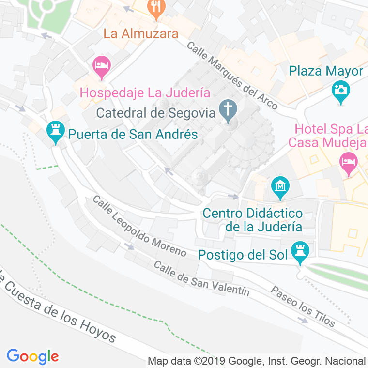 Código Postal calle San Geroteo en Segovia