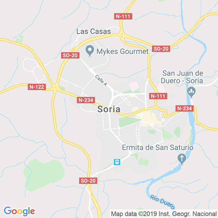 Código Postal calle Soria en Segovia