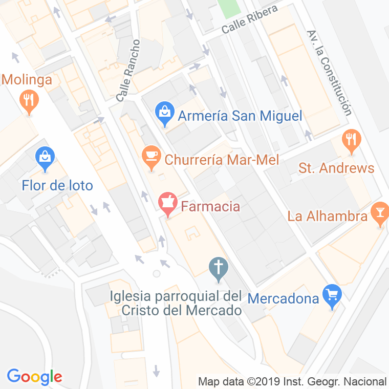 Código Postal calle Cristo Del Mercado en Segovia