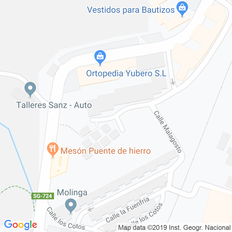 Código Postal calle Daniel Llorente en Segovia