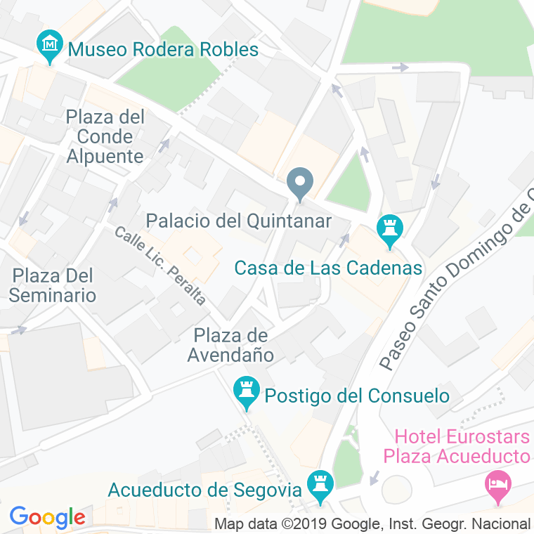 Código Postal calle Joaquin Turina en Segovia