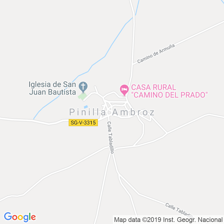 Código Postal de Pinilla Ambroz en Segovia