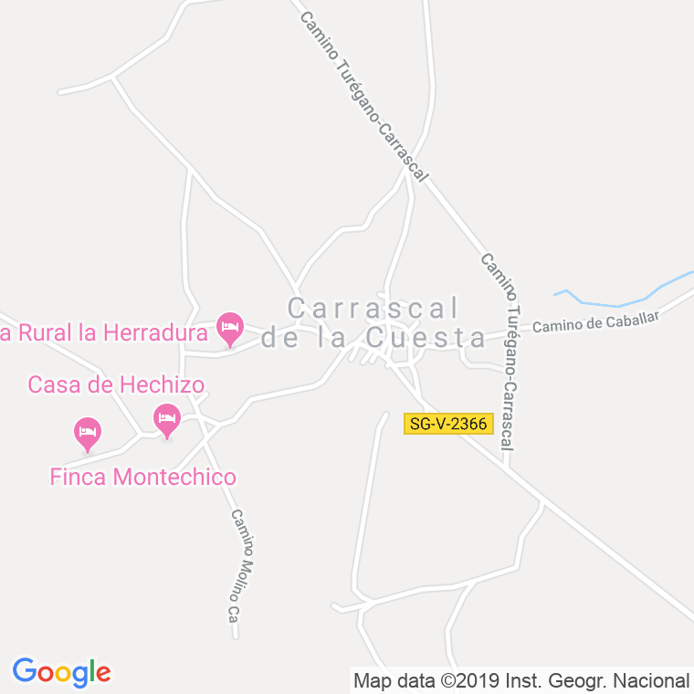 Código Postal de Carrascal De La Cuesta en Segovia