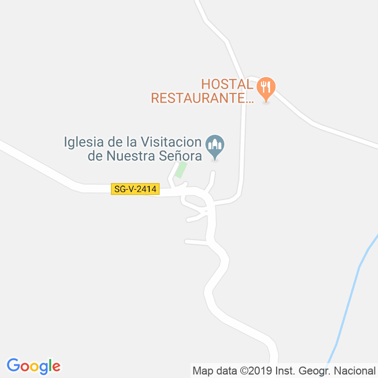 Código Postal de Ciruelos De Pradales en Segovia