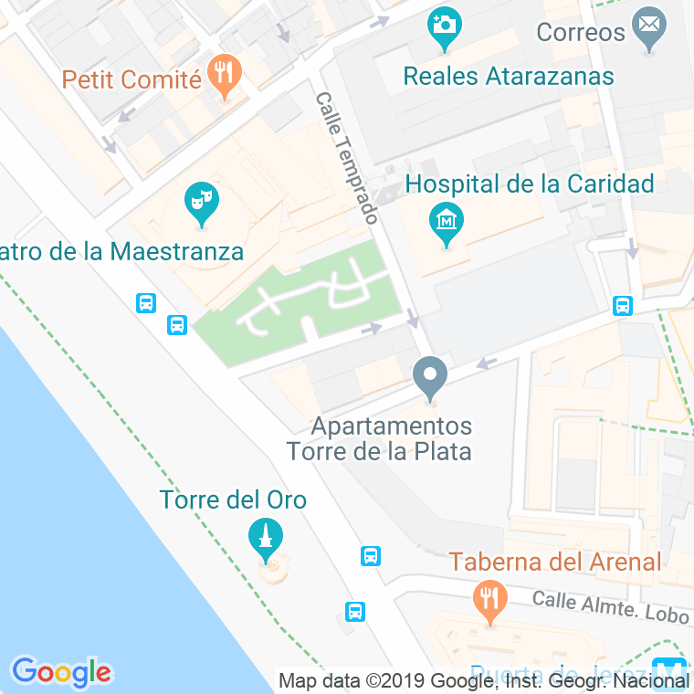 Código Postal calle Antigua Calle De Aduana en Sevilla