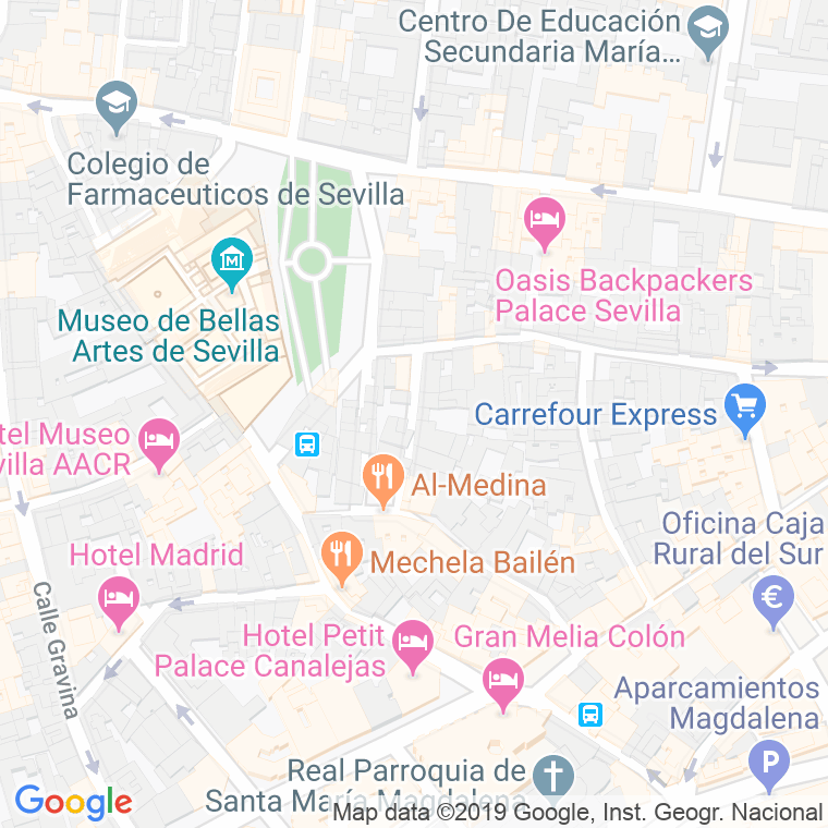 Código Postal calle Herrera El Viejo en Sevilla