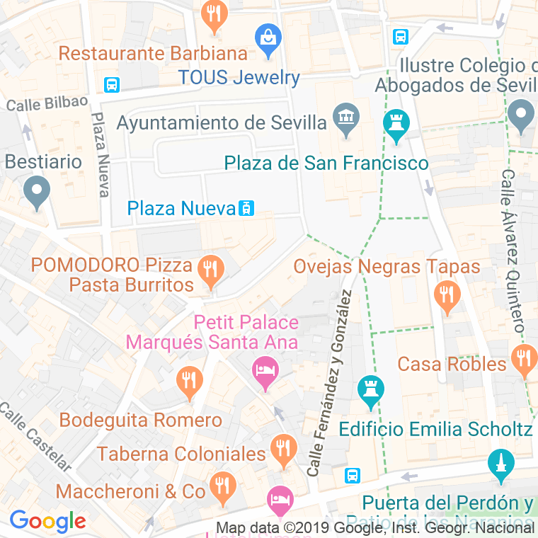 Código Postal calle Joaquin Guichot en Sevilla