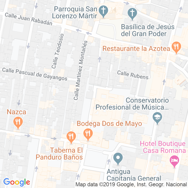Código Postal calle Cardenal Spinola en Sevilla