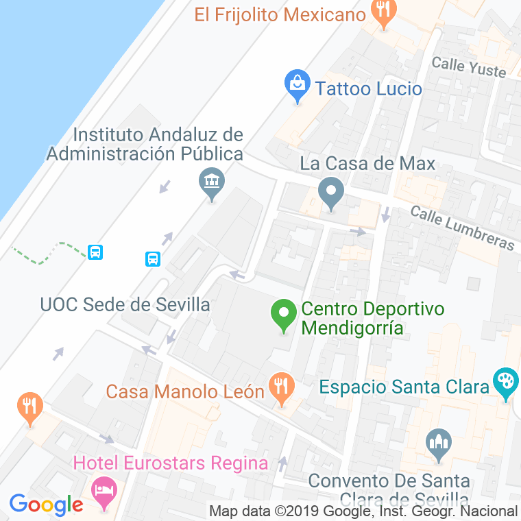 Código Postal calle Compas De San Juan De Acre en Sevilla