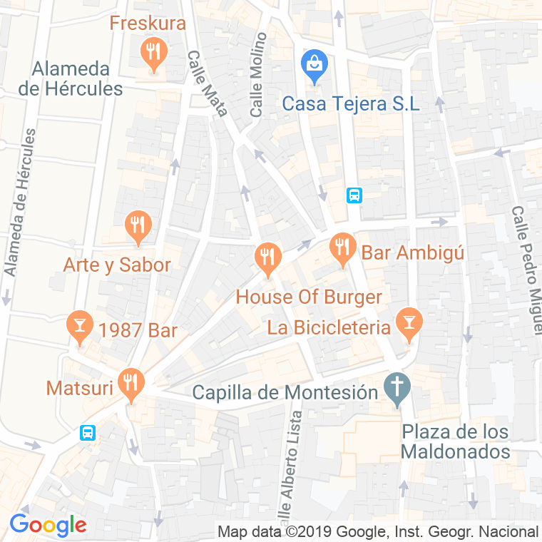 Código Postal calle Correduria en Sevilla