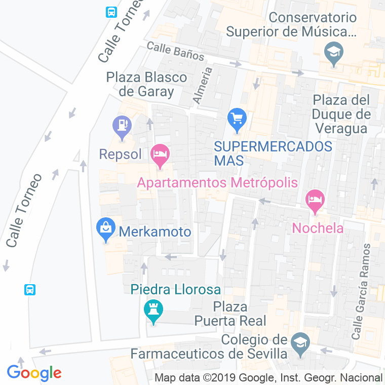 Código Postal calle Darsena en Sevilla
