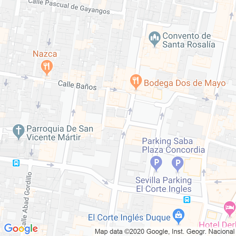 Código Postal calle Doctor German Y Ribon en Sevilla