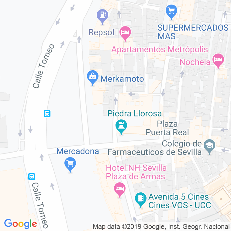Código Postal calle Liñan en Sevilla