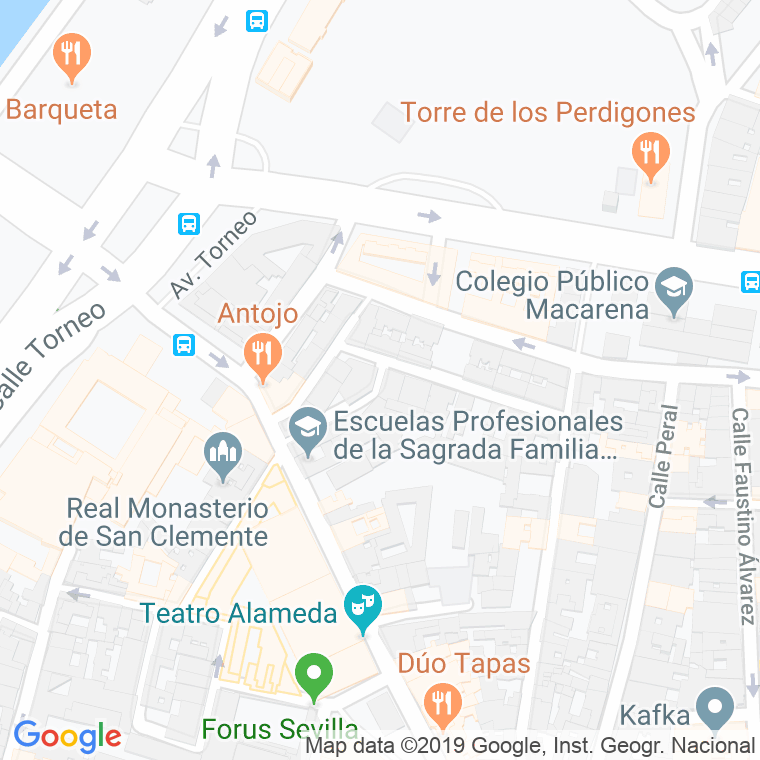 Código Postal calle Marques De Esquivel, pasaje en Sevilla
