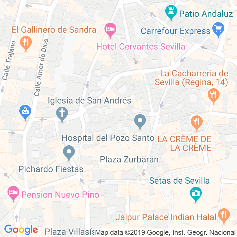 Código Postal calle Atienza en Sevilla
